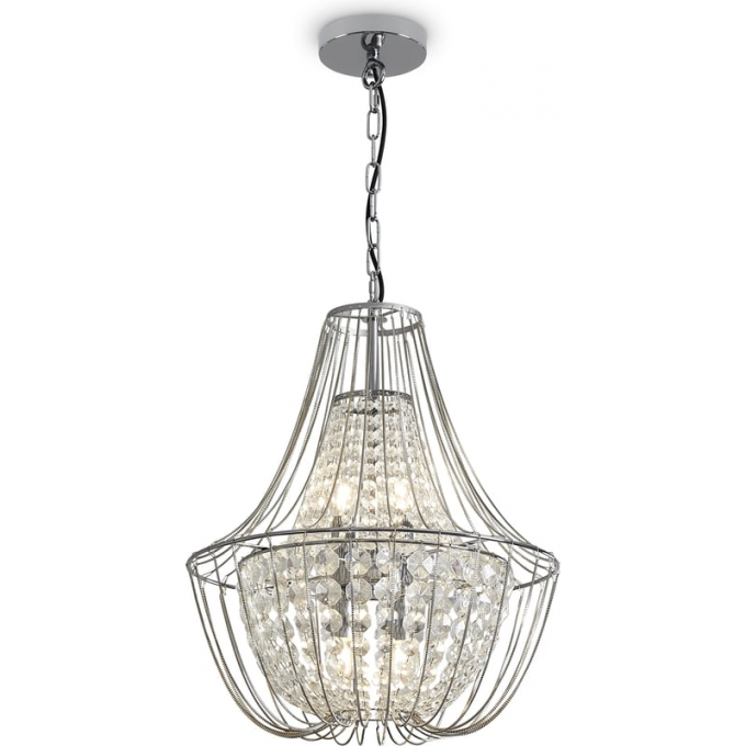 Люстра FREYA PAVA FR1016PL-04S Люстра FREYA PAVA FR1016PL-04S