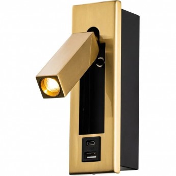 Настенный светильник светодиодный FREYA SHON FR5347WL-L3BR 3 Вт USB бронза