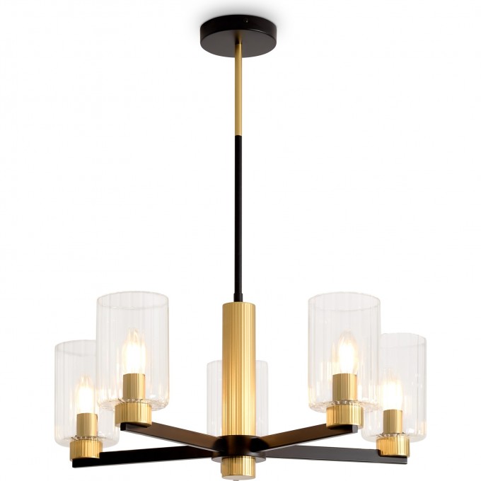 Потолочный светильник FREYA OMBRE FR2051CL-05BBS Потолочный светильник FREYA OMBRE FR2051CL-05BBS